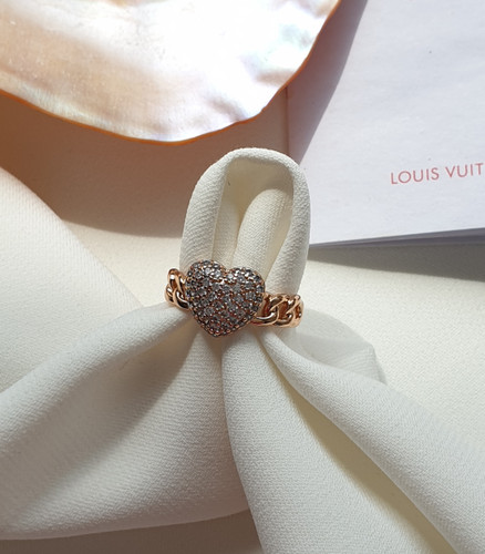 انگشتر قلب نگیندار از برند ژوپینگ