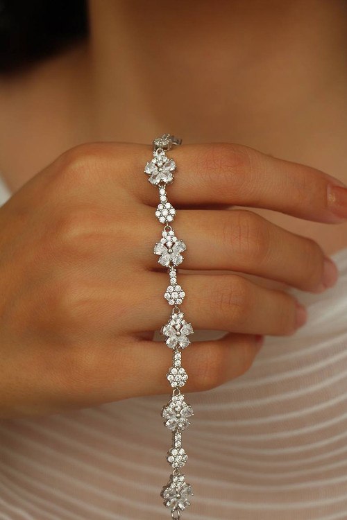 دستبند نقره استرلینگ