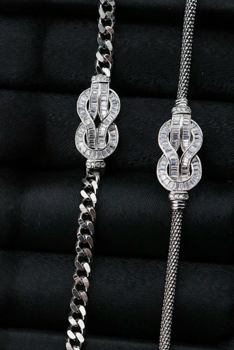 دستبند نقره امگا با عیار ۹۲۵