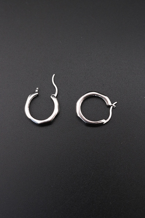 گوشواره نقره طرح طلا