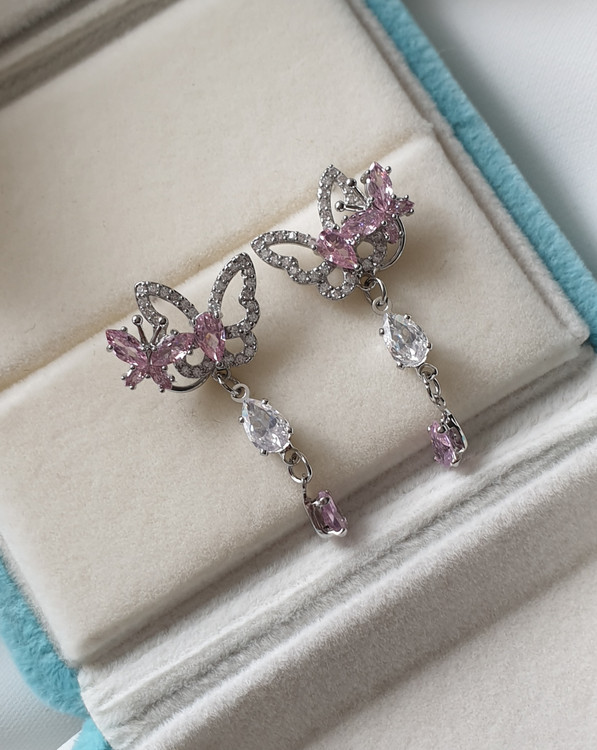 گوشواره میخی آویز