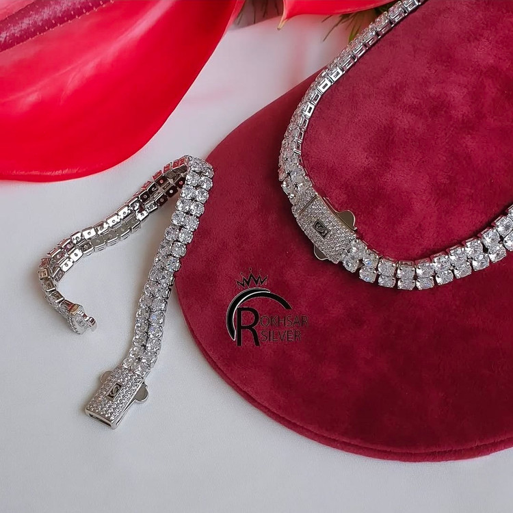 نیم ست بدل با آبکاری رودیوم