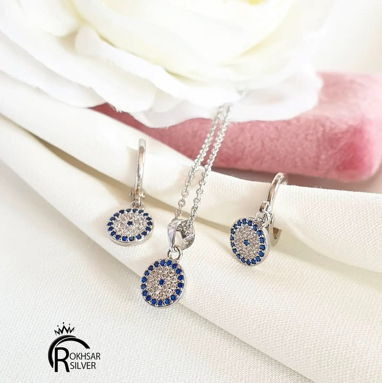 نیم ست چشم نظر با زنجیر