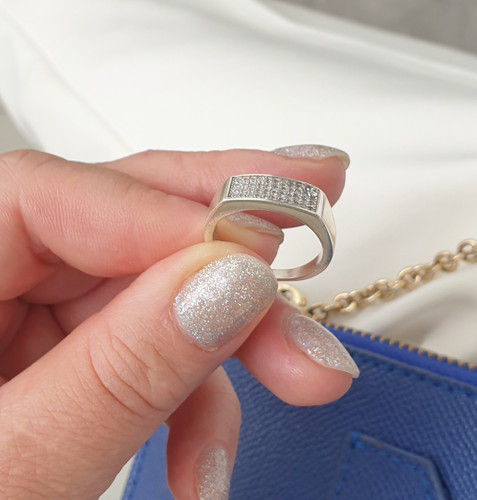 انگشتر نقره ساده زنانه