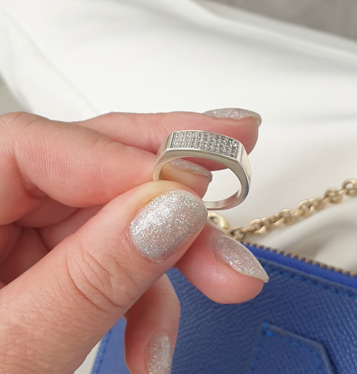 انگشتر نقره ساده زنانه