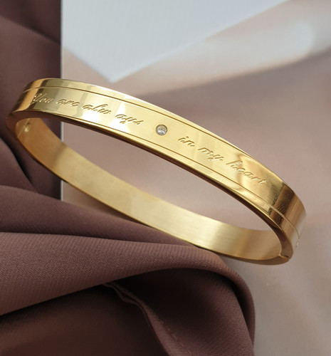 دستبند استیل شما همیشه در قلب منید