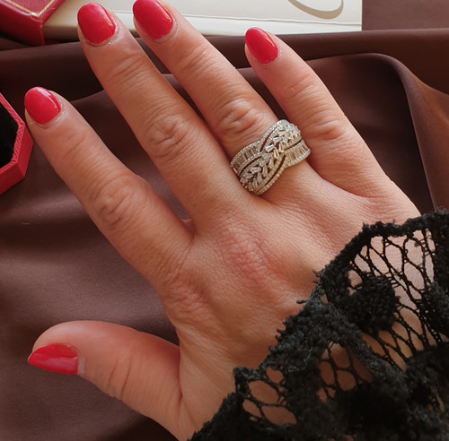 انگشتر نقره زنانه