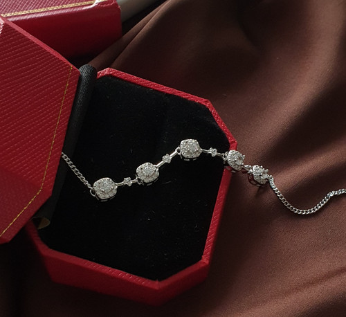 دستبند ظریف نقره