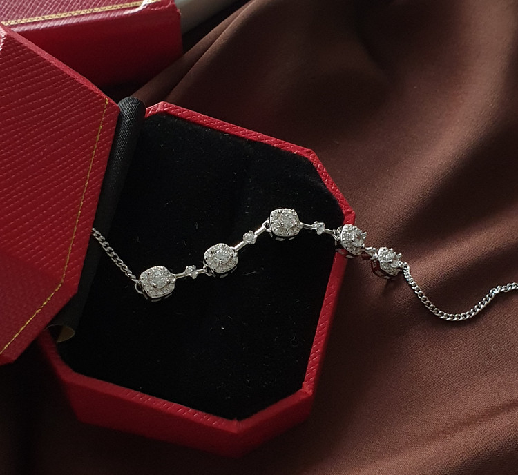 دستبند ظریف نقره