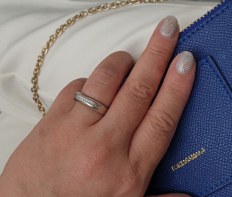 حلقه زنانه نقره ۹۲۵