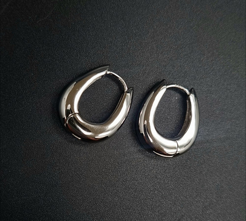 گوشواره نقره ترند مدل آئیینه ای