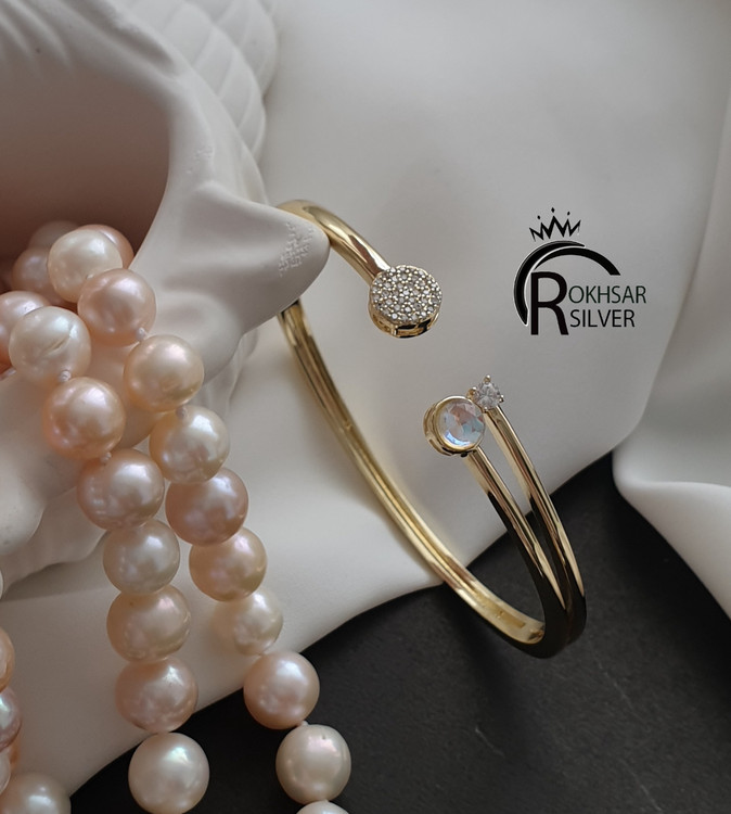 دستبند تک نگین دخترانه