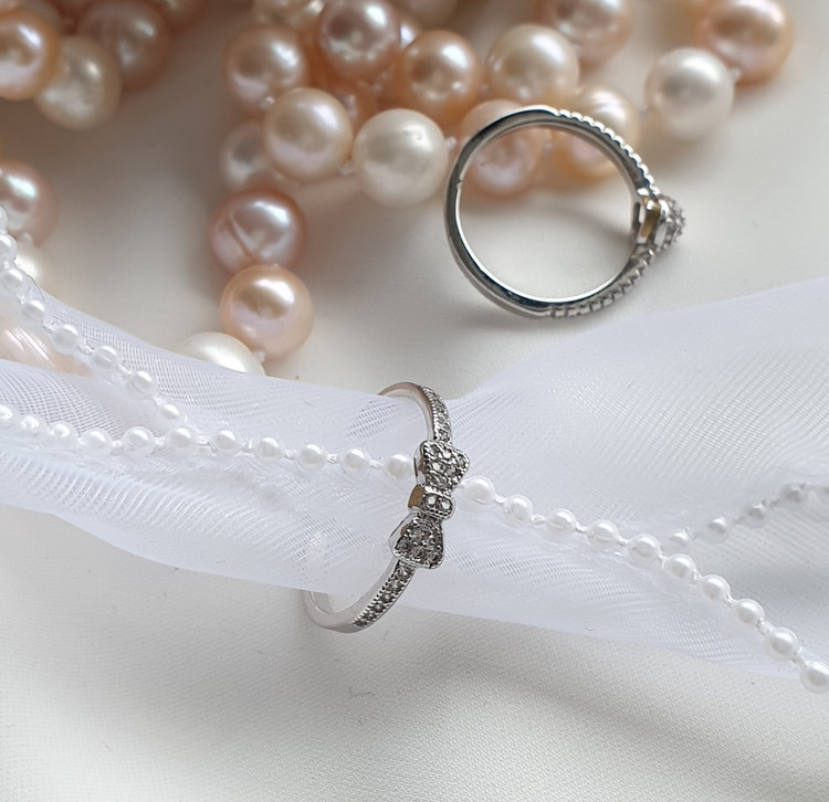 انگشتر پاپیون دخترانه ظریف