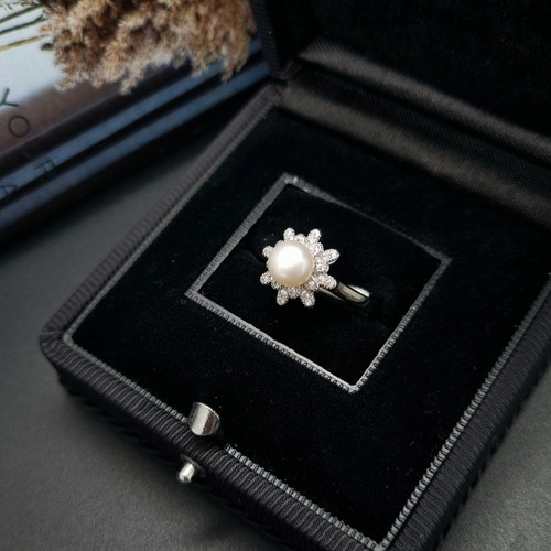 انگشتر نقره مروارید