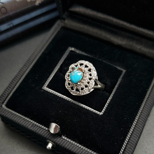 انگشتر نقره فیروزه