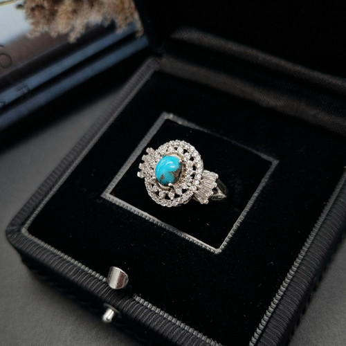 انگشتر نقره فیروزه اصل