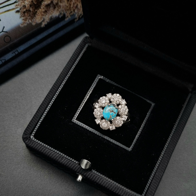 انگشتر نقره فیروزه