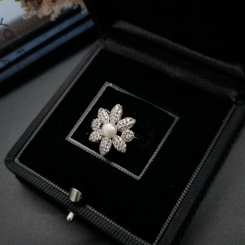 انگشتر نقره مروارید طبیعی