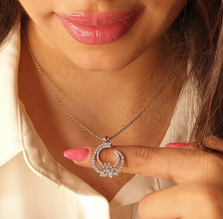 گردنبند نقره مجلسی