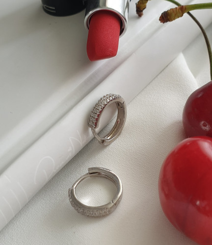 گوشواره حلقه ای نقره