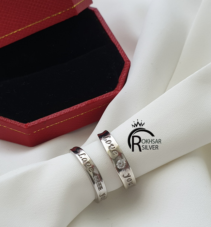 حلقه ست نقره طرح خاص