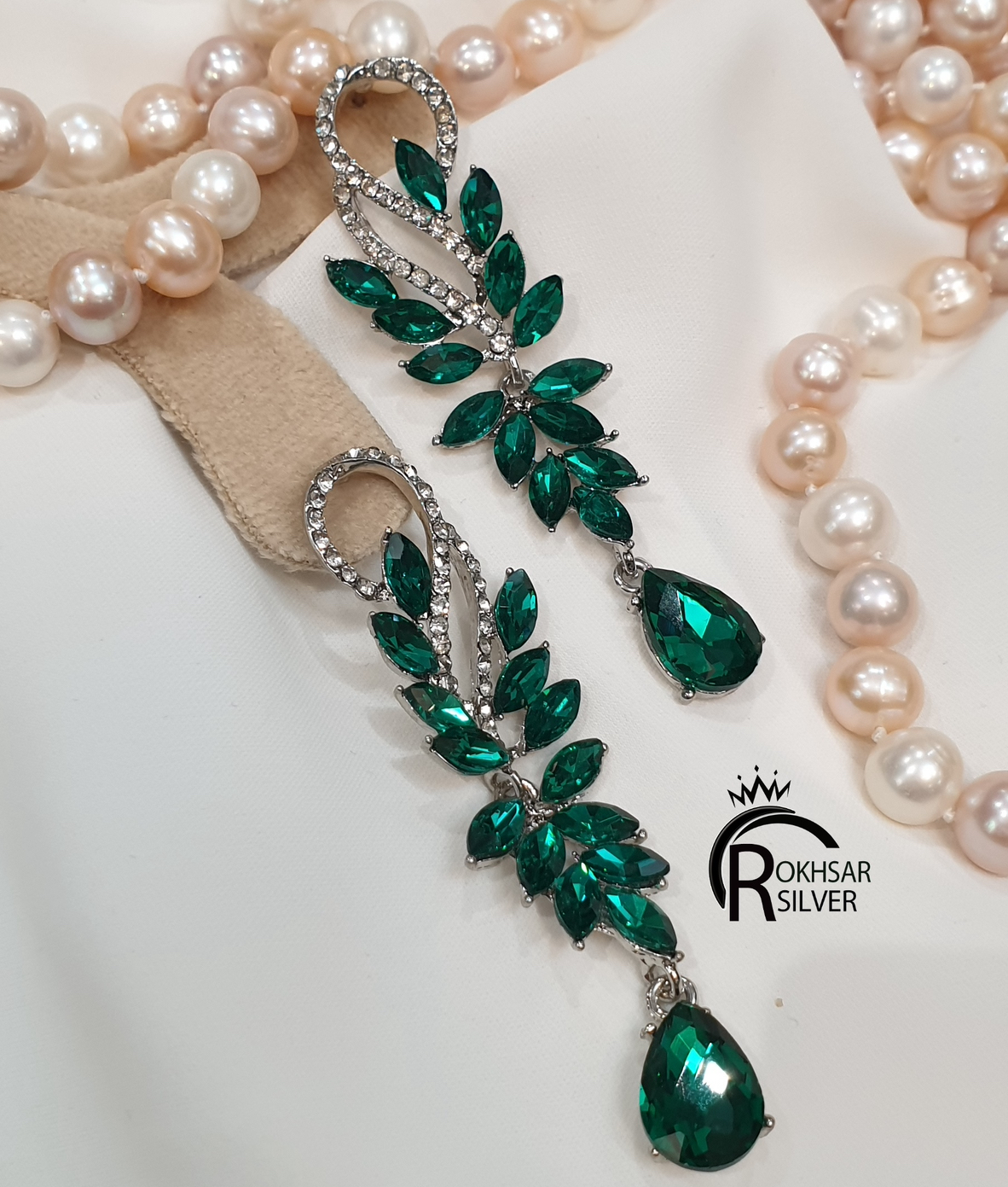 گوشواره مجلسی نگیندار