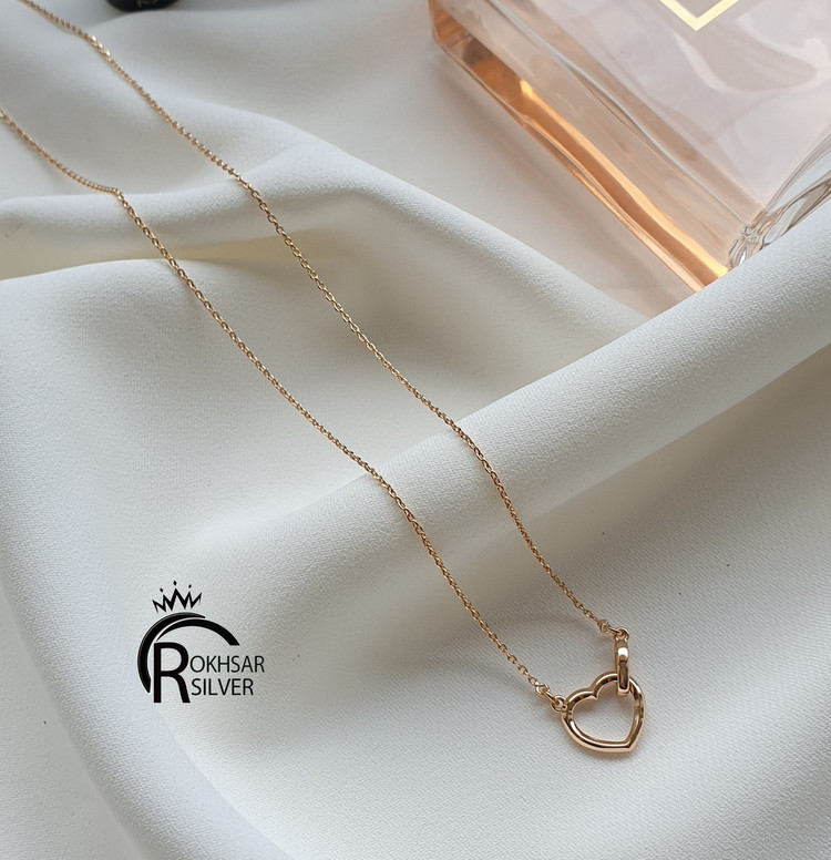 گردنبند زنانه ژوپینگ مدل قلب مینیمال کد RS_2394